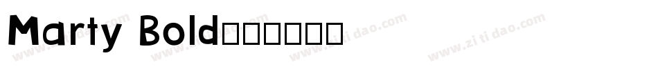 Marty Bold字体转换